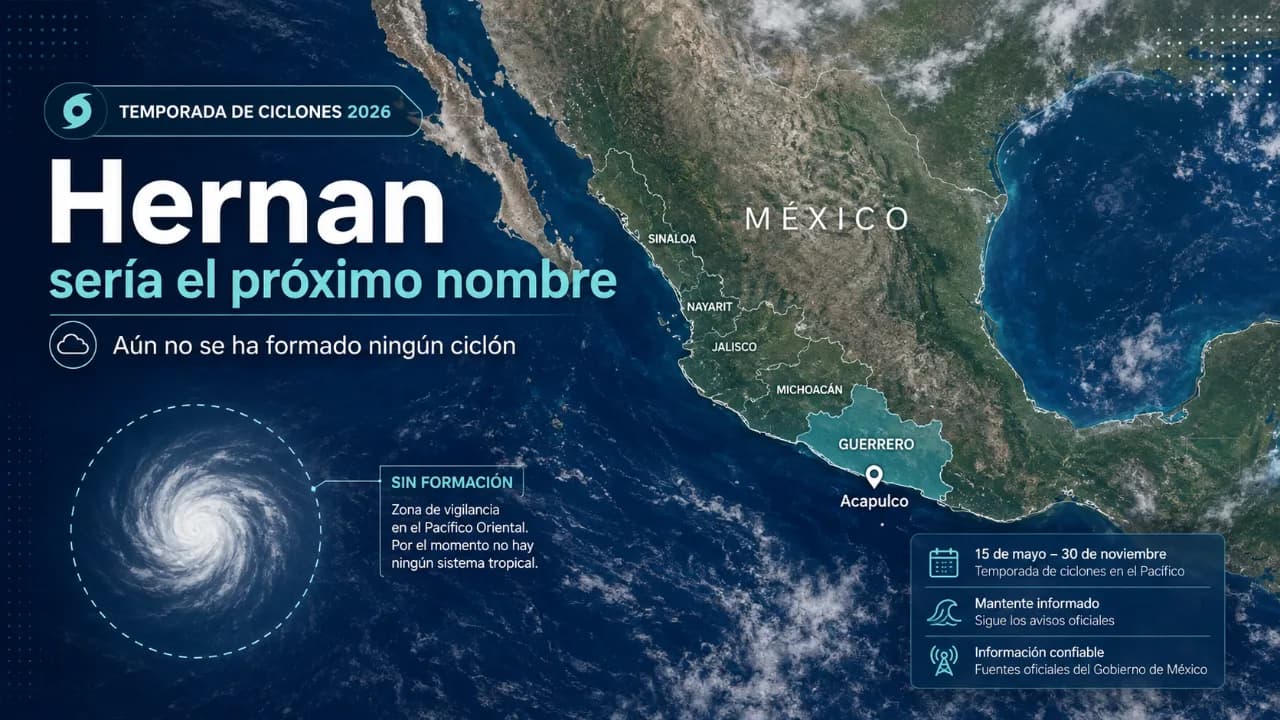 Acapulco, atentos pero sin alarma: Hernan aún no existe como ciclón
